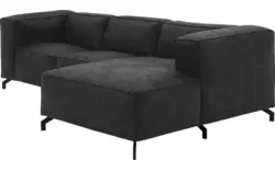 Goossens loungebank calvin grijs micro leer - 8181170-634-01