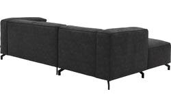 Goossens loungebank calvin grijs micro leer - 8181170-634-01-gespiegeld