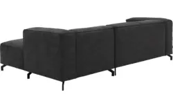Goossens loungebank calvin grijs micro leer - 8181170-634-01