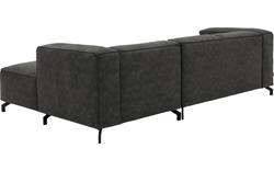 Goossens loungebank calvin grijs micro leer - 8181170-635-01