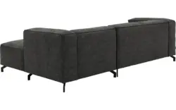 Goossens loungebank calvin grijs micro leer - 8181170-635-01