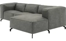 Goossens loungebank calvin grijs micro leer - 8181170-636-01