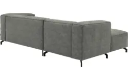 Goossens loungebank calvin grijs micro leer - 8181170-636-01-gespiegeld