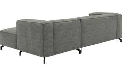 Goossens loungebank calvin grijs micro leer - 8181170-636-01