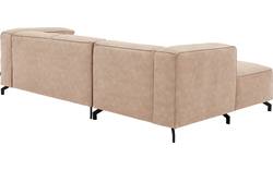 Goossens loungebank calvin beige micro leer - 8181170-637-01-gespiegeld