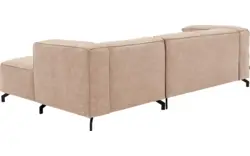 Goossens loungebank calvin beige micro leer - 8181170-637-01