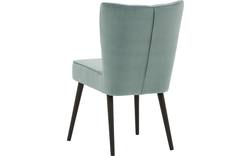 Goossens eetkamerstoel rob groen stof - 8181184-02