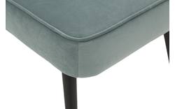 Goossens eetkamerstoel rob groen stof - 8181184-02