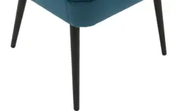 Goossens eetkamerstoel rob blauw stof - 8181185-02