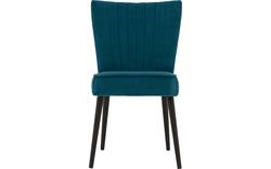Goossens eetkamerstoel rob blauw stof - 8181186-01
