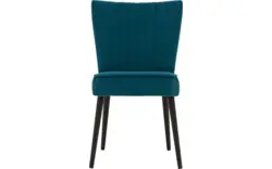 Goossens eetkamerstoel rob blauw stof - 8181186-02