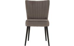 Goossens eetkamerstoel rob grijs stof - 8181188-02