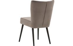Goossens eetkamerstoel rob grijs stof - 8181188-02