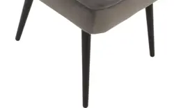 Goossens eetkamerstoel rob grijs stof - 8181188-02