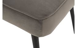 Goossens eetkamerstoel rob grijs stof - 8181188-02