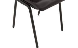 Goossens eetkamerstoel chaplin grijs leer - 8181215-01