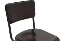 Goossens eetkamerstoel chaplin grijs leer - 8181215-01