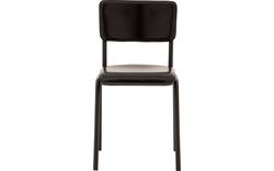 Goossens eetkamerstoel chaplin zwart leer - 8181216-01