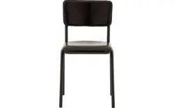 Goossens eetkamerstoel chaplin zwart leer - 8181216-01