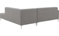 Goossens hoekbank key west grijs stof - 8181225-01