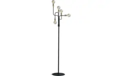 Goossens vloerlamp lauren zwart metaal - 8181313-01