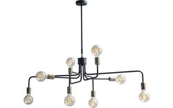 Goossens hanglamp lauren zwart metaal - 8181314-02
