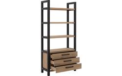 Goossens wandmeubel santos bruin eiken - 8181401-01