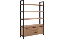 Goossens wandmeubel santos bruin eiken - 8181402-01