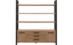 Goossens wandmeubel santos bruin eiken - 8181403-01