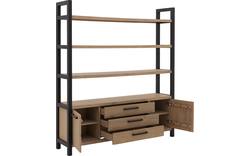 Goossens wandmeubel santos bruin eiken - 8181403-01