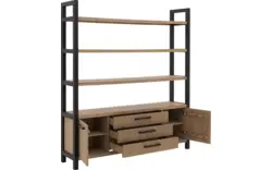 Goossens wandmeubel santos bruin eiken - 8181403-01