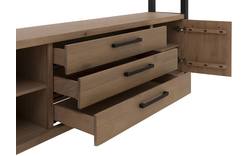 Goossens wandmeubel santos bruin eiken - 8181403-01