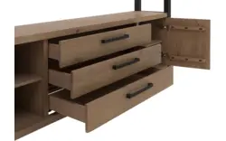 Goossens wandmeubel santos bruin eiken - 8181403-01