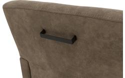 Goossens eetkamerstoel oliver bruin microvezel - 8181407-04