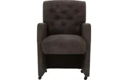 Goossens eetkamerstoel oliver grijs microvezel - 8181409-04