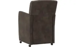 Goossens eetkamerstoel oliver grijs microvezel - 8181409-04