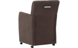 Goossens eetkamerstoel oliver bruin stof - 8181413-03