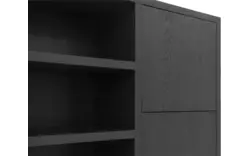 Goossens opbergkast barcelona zwart eiken - 8181418-05