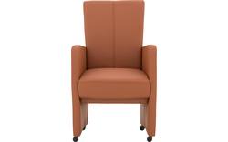 Goossens excellent eetkamerstoel riva bruin leer - 8181419-02