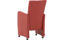 Goossens excellent eetkamerstoel riva rood leer - 8181420-04