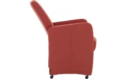 Goossens excellent eetkamerstoel riva rood leer - 8181420-04