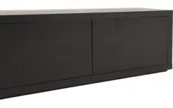 Goossens tv meubel barcelona zwart eiken - 8181421-01