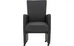 Goossens excellent eetkamerstoel riva grijs leer - 8181422-04