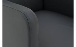 Goossens excellent eetkamerstoel riva grijs leer - 8181422-04