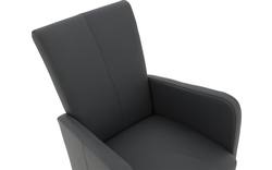 Goossens excellent eetkamerstoel riva grijs leer - 8181422-04