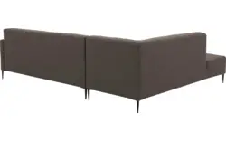 Goossens hoekbank key west bruin stof - 8181529-370-01-gespiegeld