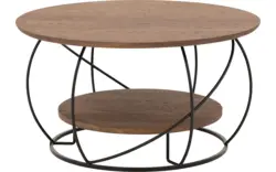 Goossens salontafel bellis donker bruin eiken - 8181620-01
