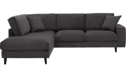 Goossens hoekbank jonas grijs stof - 8181633-1456-01-gespiegeld