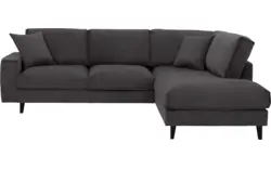 Goossens hoekbank jonas grijs stof - 8181633-1456-01