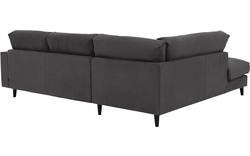 Goossens hoekbank jonas grijs stof - 8181633-1456-01-gespiegeld